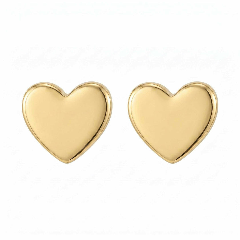 Tiny Heart Stud Earrings