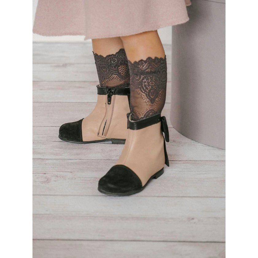Clara Leather Booties