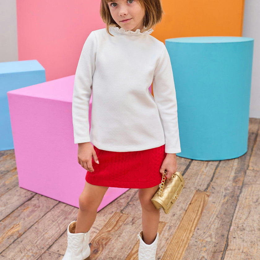 Quilted Mini Skirt