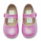 Emma British Pre-Walker Baby Shoes - Cherry Glitter