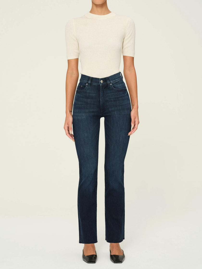 Halle Straight High Rise Instasculpt 29" Jeans | Mediterranean
