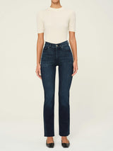 Halle Straight High Rise Instasculpt 29" Jeans | Mediterranean