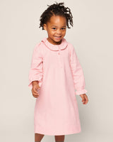 Girl's Flannel Victoria Nightgown in Pink