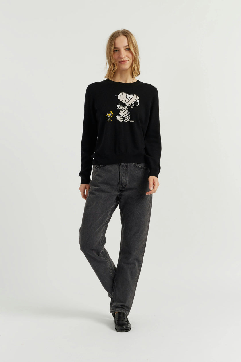 Wool-Cashmere Snoopy Mummy Sweater
