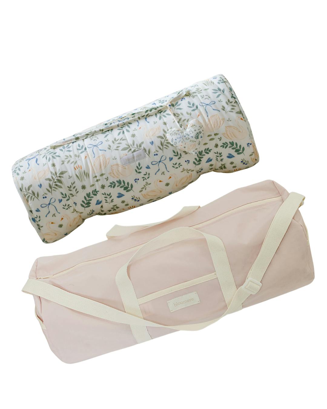 BLOOMERE  Nap Mat Set (Swan Pink Bag)