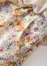 Posie Cotton Embroidered Romper