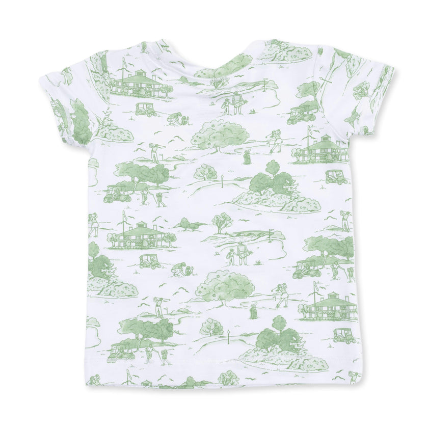 Golf Toile Green - Loungewear Short Set