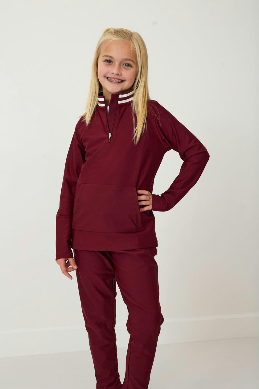 Girls Half Zip