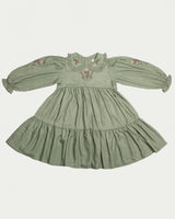 Marguerite Dress - Sage Green