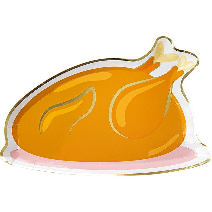Turkey Thanksgiving Dinner Plates