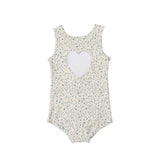 Sweetheart 1 Piece Swimsuit | UPF + Recycled - Scandi Floral