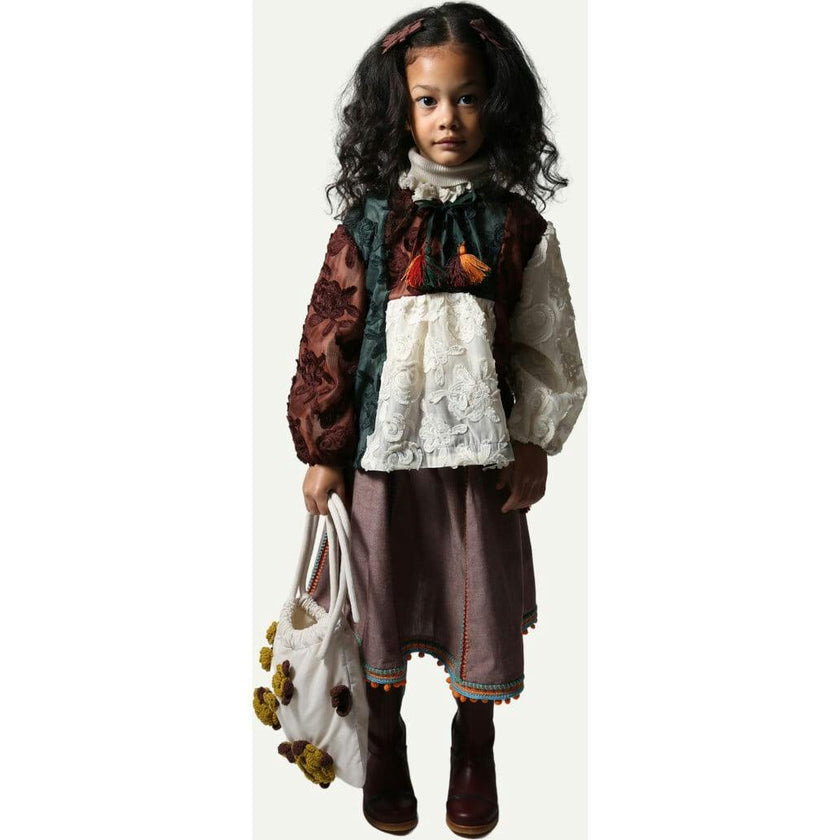 MAYA EMBROIDERED PEASANT SKIRT