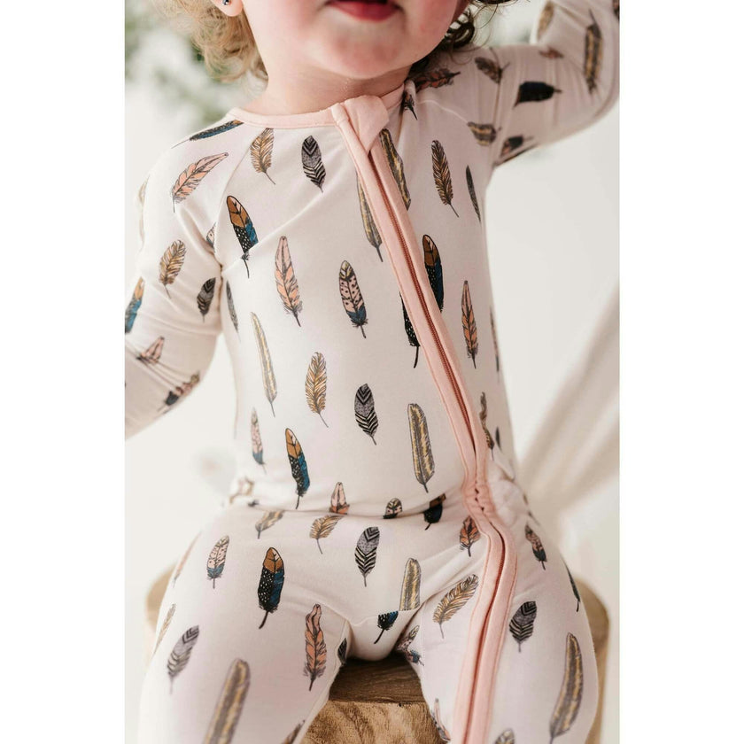 Boy's Long Sleeve Zip Romper