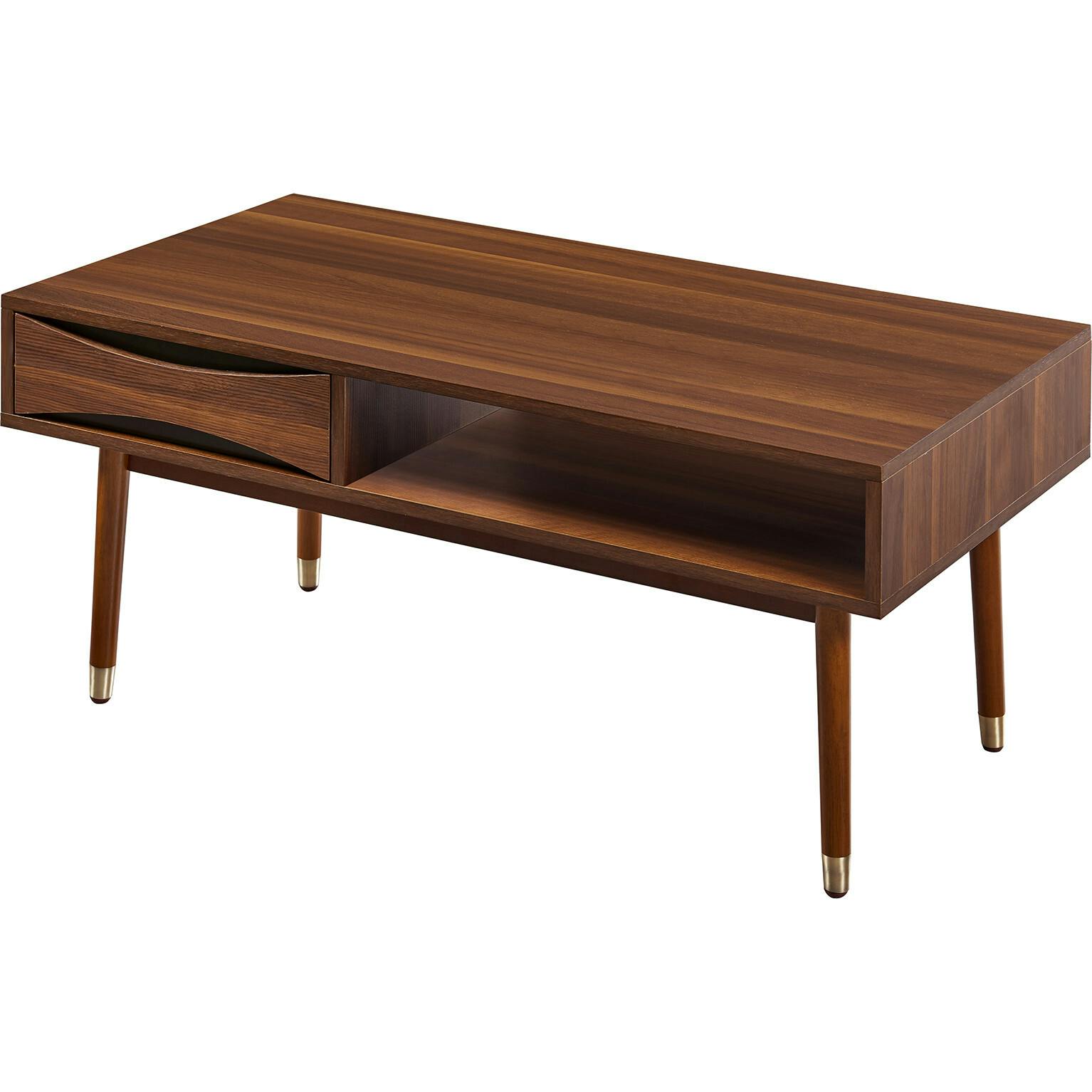 Dawson Modern Wooden Coffee Table with Storage