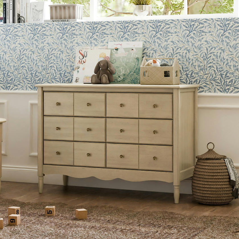 Liberty 6-Drawer Assembled Dresser in Washed Pine