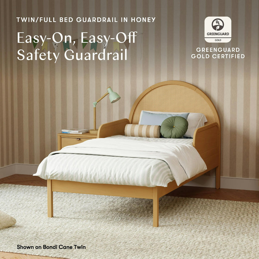 Twin/Full Bed Guardrail in Honey