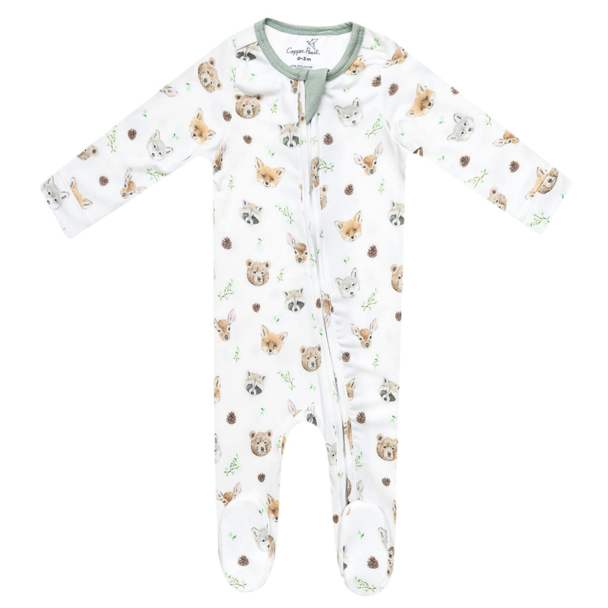 Zip-Up Footie Pajama - Wilder
