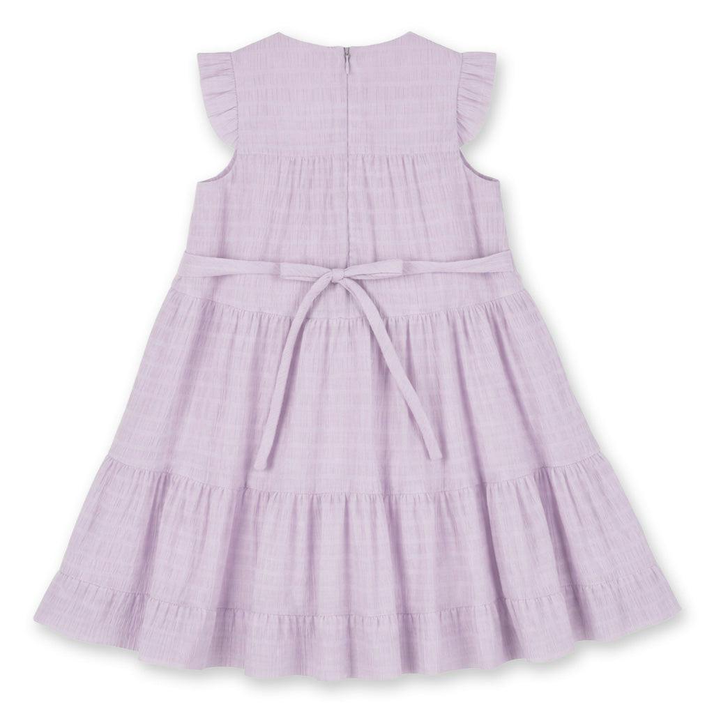 Crinkle Lawn Dress With Flower