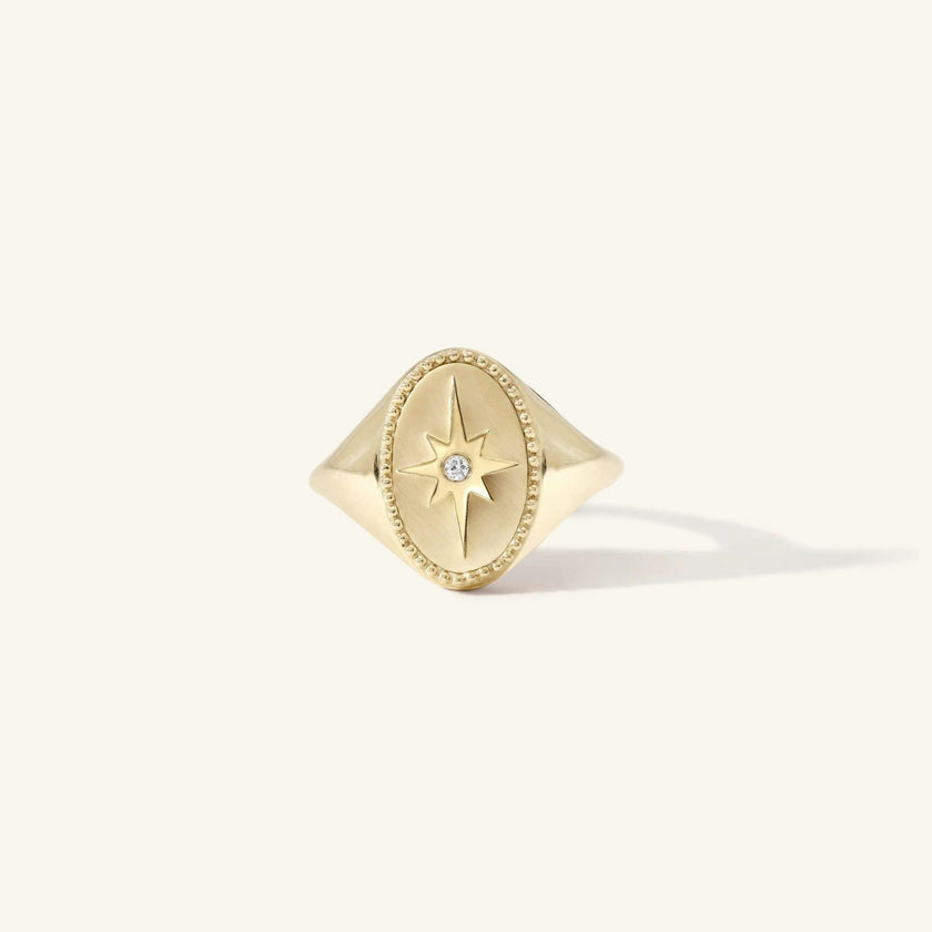 Star Signet Ring