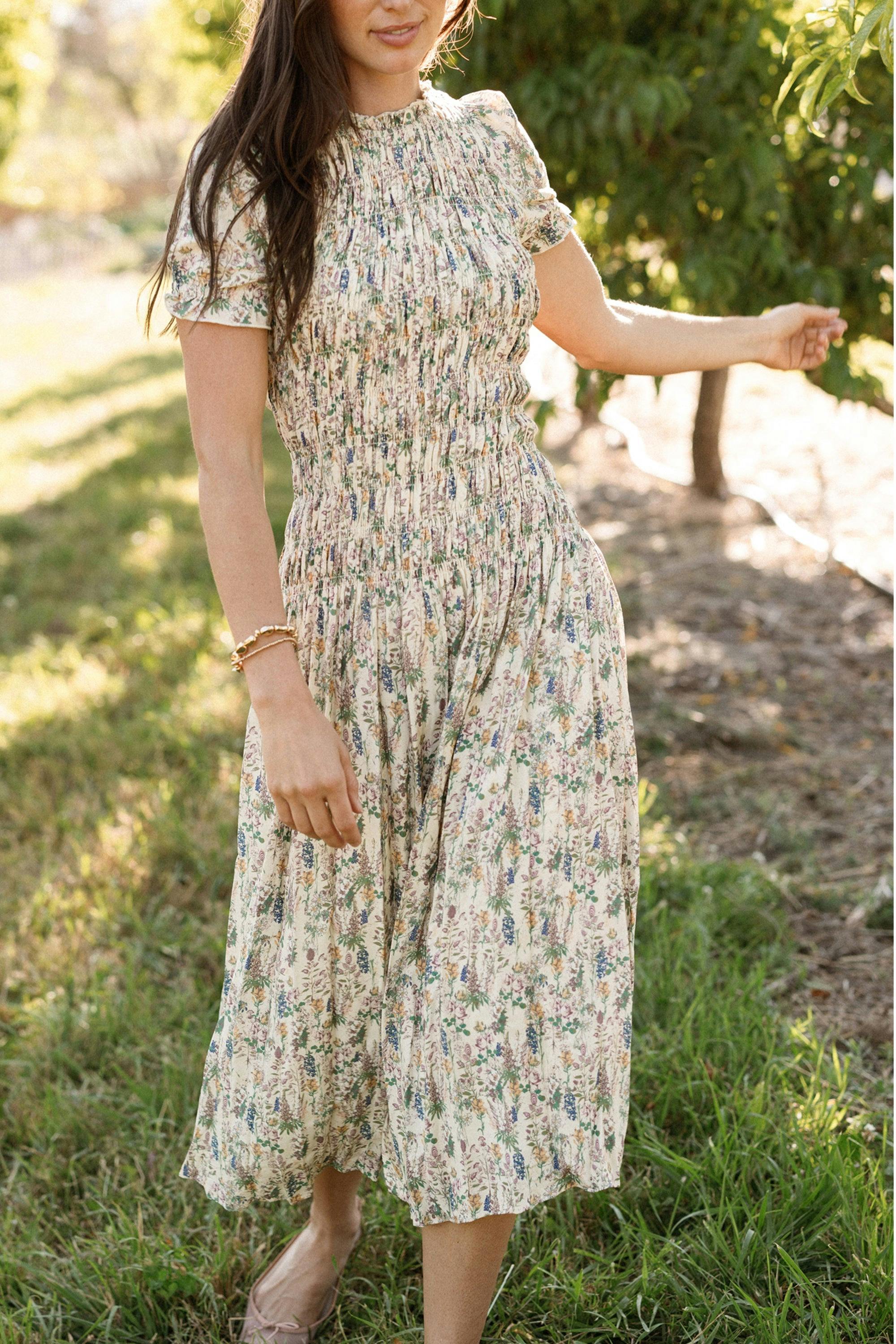 Jennifer Dress in Autumn Bouquet
