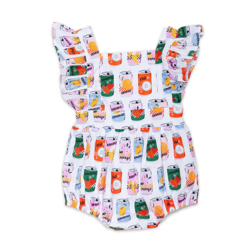 Bubble Romper in Soda Pop