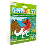 Undercover Art Hidden Pattern Coloring Activity Art Cards - Dino Tales - 12 Cards