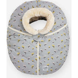 Floral Print Zipped Puffy Car Seat Cocoon