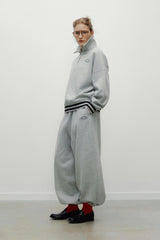 Mochi Woman Polo Light Grey Melange