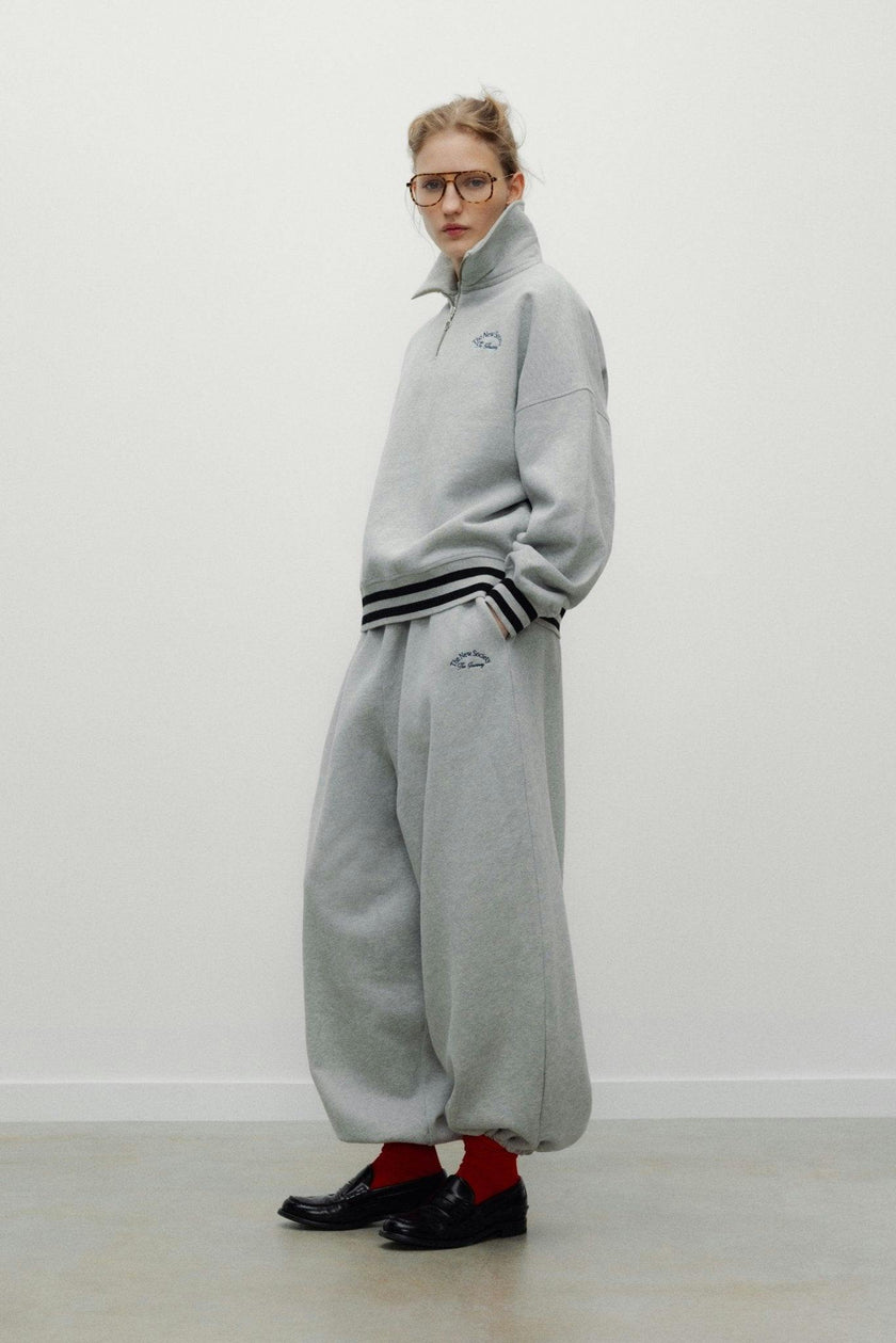Mochi Woman Polo Light Grey Melange