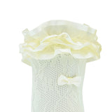 Layered Ruffle Bow Socks