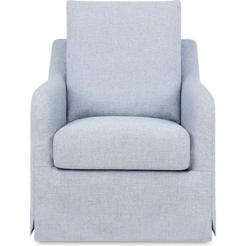 Reese Eco-Linen Slip Cover Swivel Glider