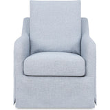 Reese Eco-Linen Slip Cover Swivel Glider