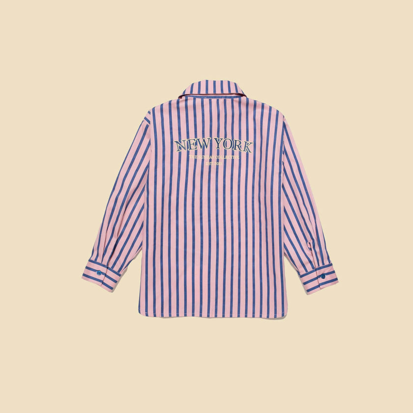 Stripe Button Down in Blue Note Stripe