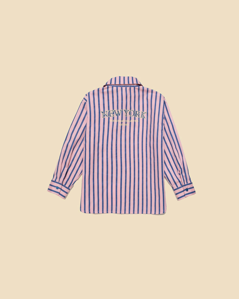 Stripe Button Down in Blue Note Stripe