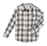 ATWOOD woven shirt grey /white/beige plaid