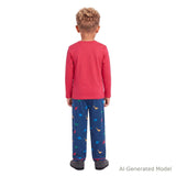 Boys (4-7) Pajama Set | Dino Sleep