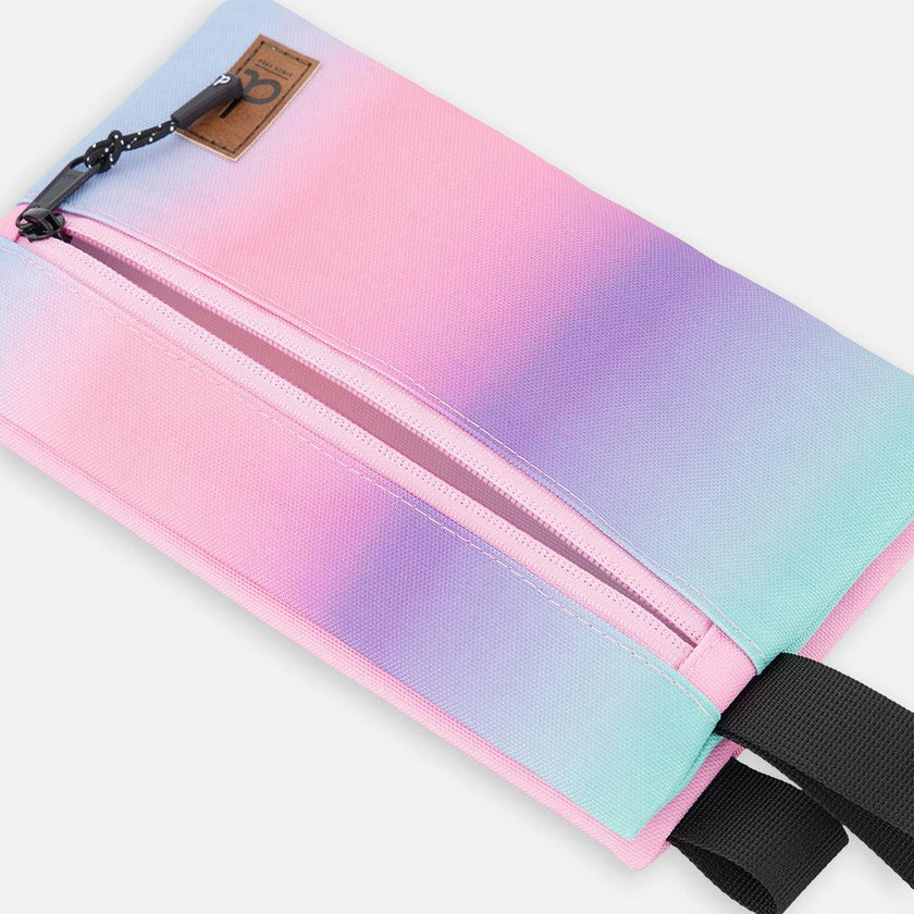 Little Girl Gradient Double-Compartment Pencil Case