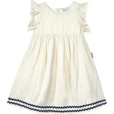 Mipounet SS26 Isaline Linen, Dress Ecru