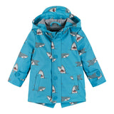 Infant Blue Print Raincoat