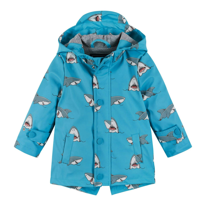 Infant Blue Print Raincoat