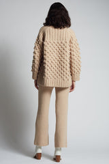 LIAN CARDI | PALE CAMEL
