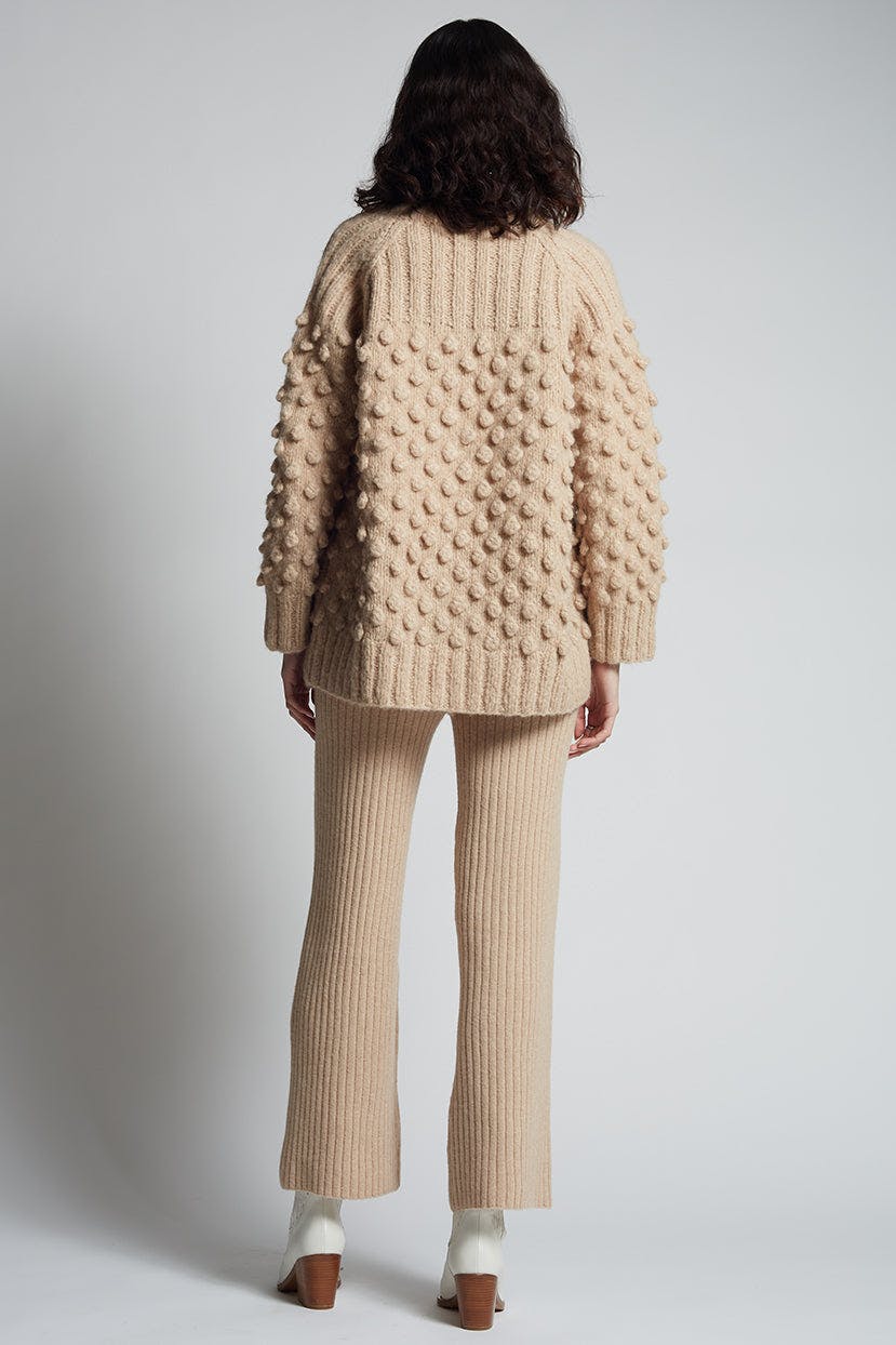 LIAN CARDI | PALE CAMEL