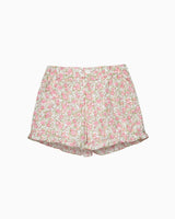 Rosie Floral Shorts in Peach Rose Floral