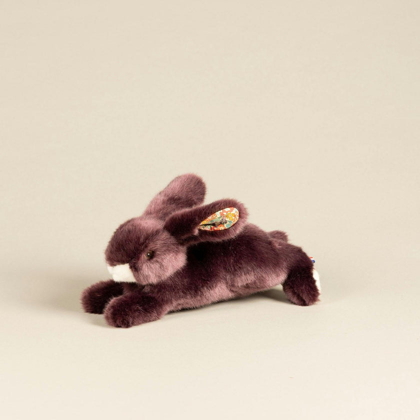 Martin the Rabbit | Prune | Orange Liberty Print