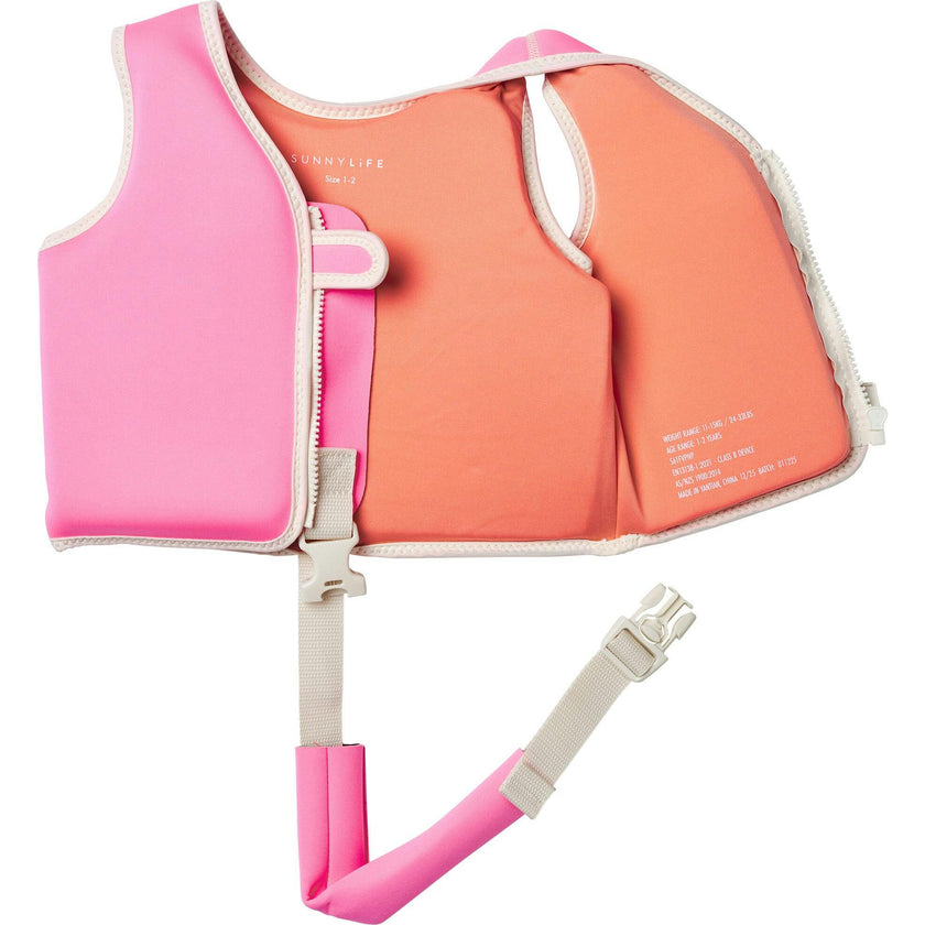 Float Vest: 1-2Y - Poppy the Peach