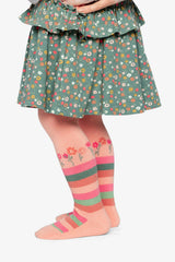 Tights Very Pale Pink And Green