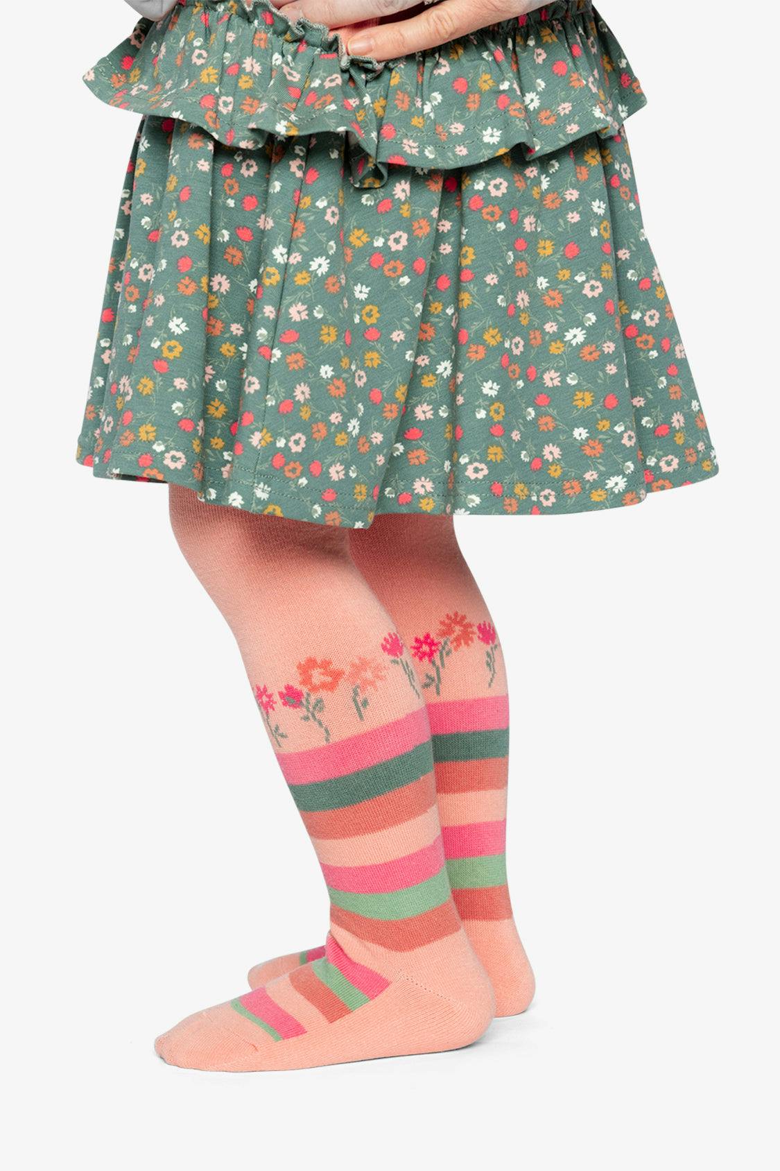 Tights Very Pale Pink And Green
