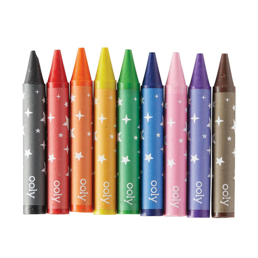 Carry Along! Coloring Book and Crayon Set - Dinoland - Set of 9 Crayons