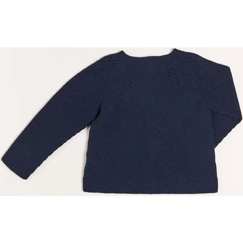 Openwork Cardigan in Navy (6mths-10yrs)