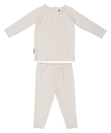 Box Design Raglan Sleeve Top & Pant Set